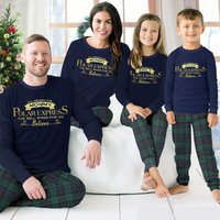 Personalized Polar Express Matching Family Pajamas Set