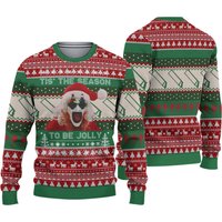 Terrifier Art The Clown Christmas Unisex Sweater Horror Movie Ugly Christmas Sweater