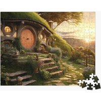 Dusk Over The Shire Jigsaw Puzzle