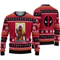 Jesus Deadpool Ugly Christmas Sweater