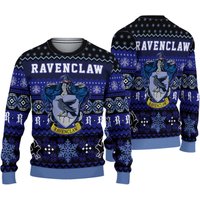 Ravenclaws House Ugly Christmas Sweater, Christmas Sweater, Ugly Knitted Sweater