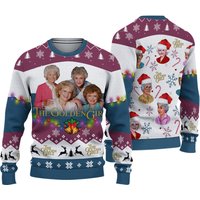 Stay Golden Sitcom Ugly Christmas Sweater Stay Golden In Style