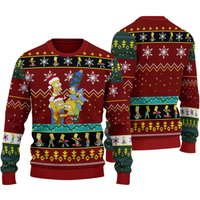 The Simpsons Ugly Sweater, The Simpsons Christmas Sweater