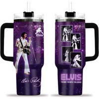 Elvis The Man The Myth The Legend Tumbler, Elvis Presley 40oz Tumbler, King Of Rock And Roll Tumbler