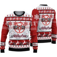 Motley Crue Snow Merry Christmas Gifts For Holiday 3d Sweater
