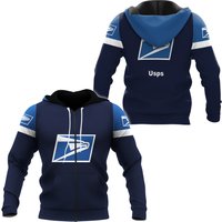 Postal Service Hoodie, Postal Worker 3d Printed Zip Hoodie