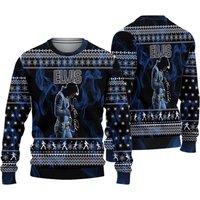 Elvis Presley Photo With Signature Xmas Gift For Fans Ugly Christmas Sweater