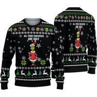 Grin Ugly Sweater All Your Sweaters Are Ugly, Ugly Christmas Sweater