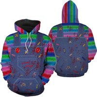 Chucky Horror 3d Hoodie - Halloween Costume And More
