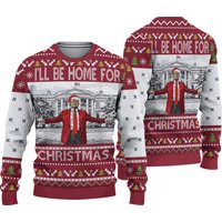 Daddys Home Donald Trump Red Christmas Ugly Sweater