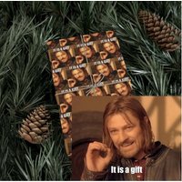 Lotr 'it Is A Gift' - Gift Wrapping Paper