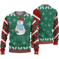 Can Someone Blow My Nose? Dank Ugly Christmas Sweater
