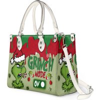 Christmas Funny Character Mode On Handbag, Leather Christmas Handbag