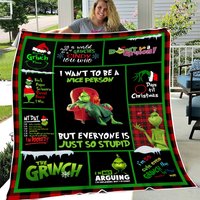 Funny Character Fleece Blanket