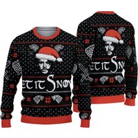 Got Movie Ugly Christmas Sweatshirt | Jon Snow House Targaryen Ugly Sweater