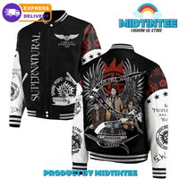 Supernatural Carry On My Wayward Son Baseball Jacket
