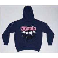 Sp5der Atlanta Hoodie Navy
