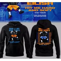 Billie Eilish 2024 Hit Me Hard And Soft Tour Schedule 3d Hoodie