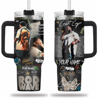 Rod Wave Tumbler 40oz, Personalized Rod Wave Stainless Tumbler, Last Lap Tour Tumbler, Rod Wave Last Lap Tumbler, Music Tour Gift