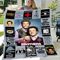 Step Brothers Movie Fleece Blanket, Brennan Huff And Dale Doback Vintage