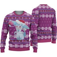 Sylveon Pkm Christmas Ugly Sweater, Anime Ugly Sweater