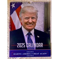 Donald Trump Maga Calendar 2025 Wall Calendar Gift