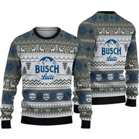 Busch Latte Ugly Sweater, Ugly Christmas Sweater