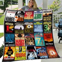 James Patterson Blanket James Patterson Books Fleece Blanket