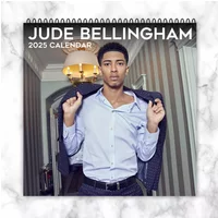 Jude Bellingham 2025 Wall Calendar