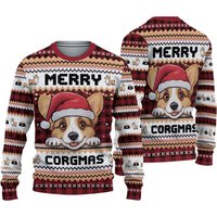 Merry Corgmas - Personalized Ugly Sweater