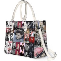 Elvis Presley Leather Handbag,elvis Presley Handbag,crossbody Bag