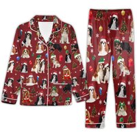 Christmas Pajamas, Cavalier King Charles Spaniel Pajamas