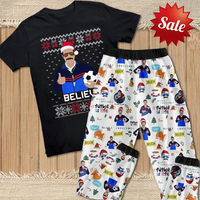 Ted Lasso Pajamas Set, Family Pajamas, Family Christmas Pajamas Set