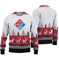 Domino's Pizza Ugly Christmas Sweater