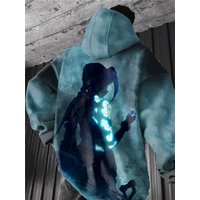 Anime Arcane League Jinx Hoodies 3d Printing Men/women Cartoon Hoodie - Jx02