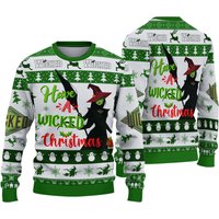 Wicked Have A Wicked Christmas Happy Holidays 2024 Ugly Sweater