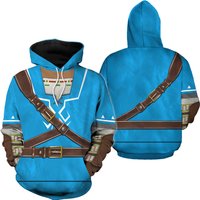 Zelda Champions Tunic Cosplay Hoodie Joggers
