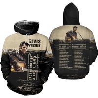 The King Of Rock Elvis Presley Hoodie, Elvis 3d Hoodie, Gift For Fans