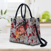 Horror Halloween Characters Leather Bag Purse