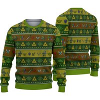 Legend Of Zelda Korok Ugly Sweater, Game Lovers 3d Sweater, Christmas Sweater