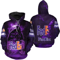 Personalized Name Fedex Purple Custom Full Print 3d Hoodie