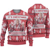 Ric Flair Its Christmas Woooo Ugly Christmas Sweater, Best Xmas Present