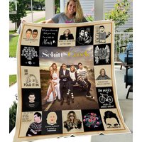 Schitt's Creek Tv Series Fleece Blanket, Sherpa Blanket, Tv Series Blanket