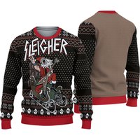 Slayer Sleigher Santa Claus Thrash Metal Band Ugly Christmas Sweaters