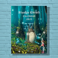Studio Ghibli Anime 2025 Calendar, Wall Calendar 2025