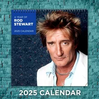 Rod Stewart 2025 Calendar, 12-month Celebrity Wall Calendar, Fan Gift