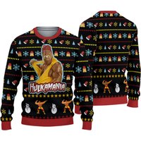 Hulk Hogan Hulkamania Ugly Christmas Sweater