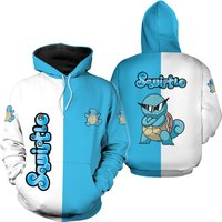 Squirtle 3d Hoodie Japanese Anime Hoodie Shirt Gift