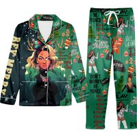 Beyonce I Dream It I Work Hard I Grind Til I Own It Pajamas Set