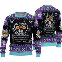You Met With A Terrible Fate Majoras Mask Ugly Christmas Sweater